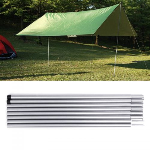 8 Pcs Tent Pole Camping Adjustable Awning Rod Universal Tent Rods Tent Supporting Tent Accessories